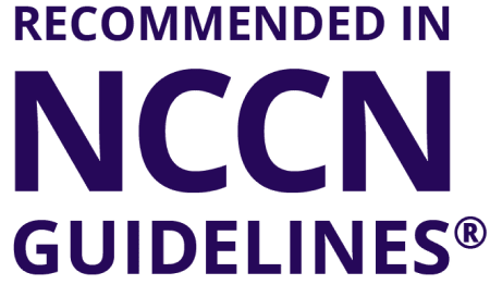 Recommended in NCCN Guidelines text image