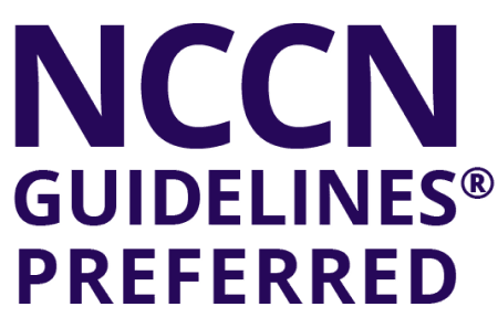 Recommended in NCCN Guidelines text image
